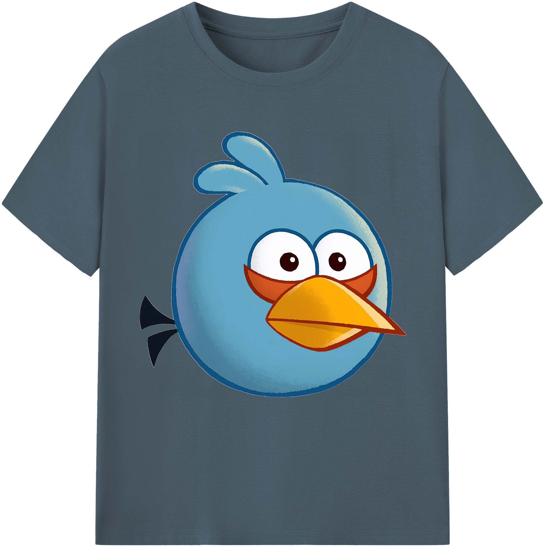 （画像用） Angry Birds アングリーバード 綿100％半袖Tシャツ（フロントプリント）